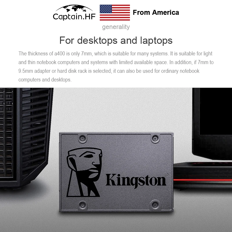 

US Captain SATA III SSD 240GB 120GB A400 Solid State Drive 2.5 inch HDD Hard Disk SSD 480GB Hard Drive 960GB Notebook PC