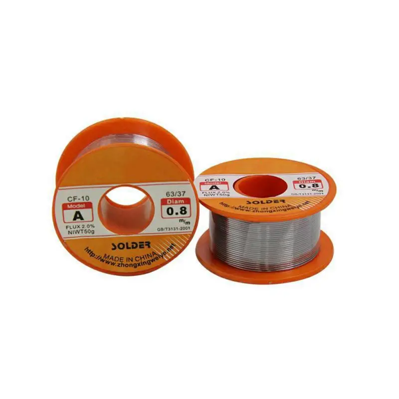 

0.5/0.6/0.8/1/1.2/1.5mm Welding Wire 63/37 FLUX 2.0% Tin for Soldering Lead Free Wire Solder Wire 50g Soldering Solder