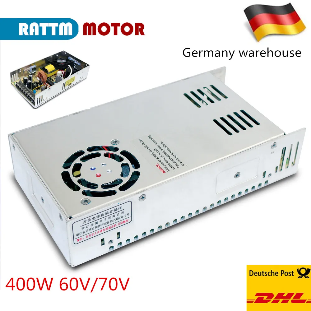 ЕС доставка 400 Вт импульсный источник питания постоянного тока 60 в 70 блок с одним