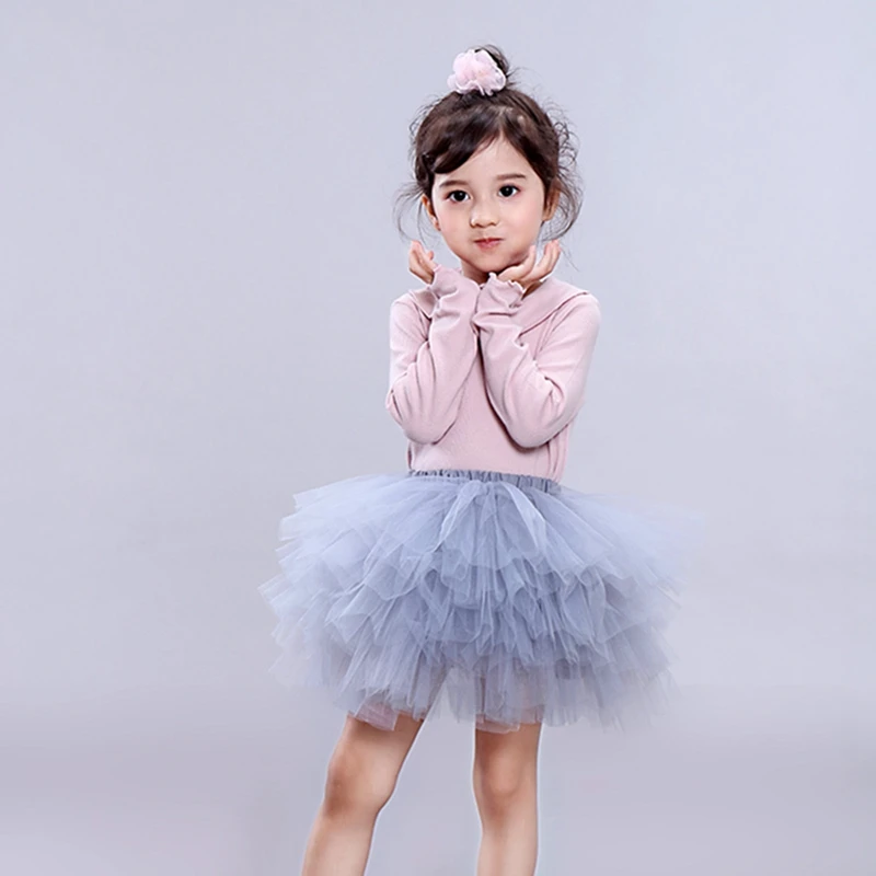 Fashion Girls Tutu Super Fluffy 6 Layers Petticoat Princess Ballet Dance Tutu Skirt Kids Cake Skirt Chritsmas Children Clothes images - 6