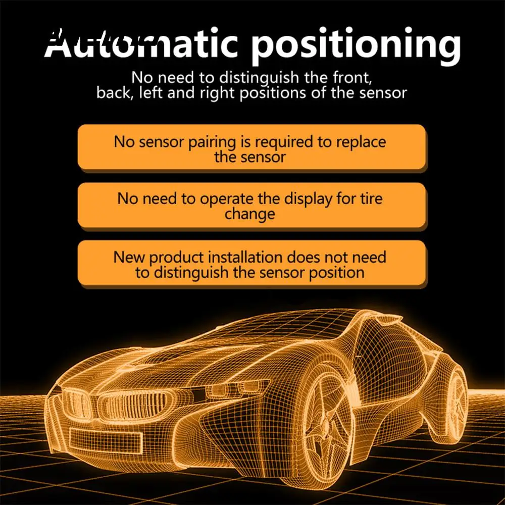 

NEW Tire Pressure Alarm Tire Pressure Monitoring System Car 2020 Tire Detection System for Cigarette Lighter Mobile APP