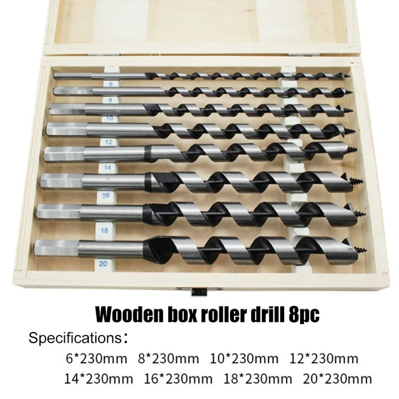 

Woodworking Support Drill Bits Hexagonal Shank Long Twist Drill High Carbon Steel Woodworking Reaming Drill Bit Set