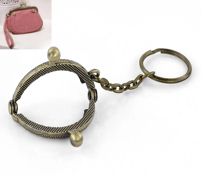 

2 PCs Iron Based Alloy Clasp Lock Purse Frame Arch Bronze Buckle Clasp For Handbags Bags Purse Tote Accessories DIY Craft 2022