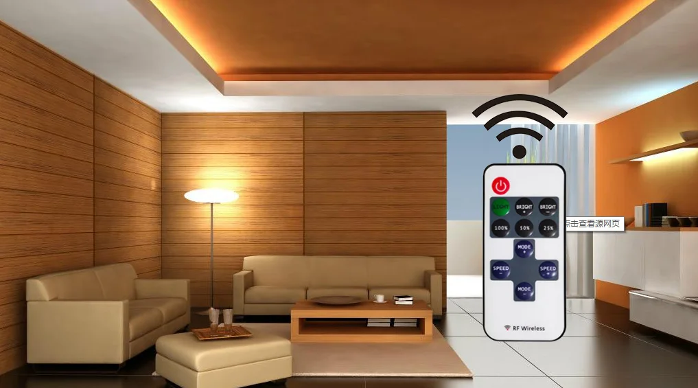 Мини 11 кнопками RF Беспроводной пульт дистанционного управления для светодиодных