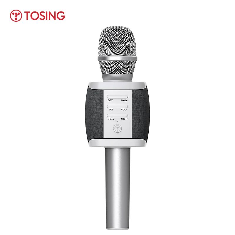 

TOSING XR/027 Good-singing Wireless Karaoke Microphone Weave Your MIC Double Speaker for Cell Phone /TV Singing Support TF Card