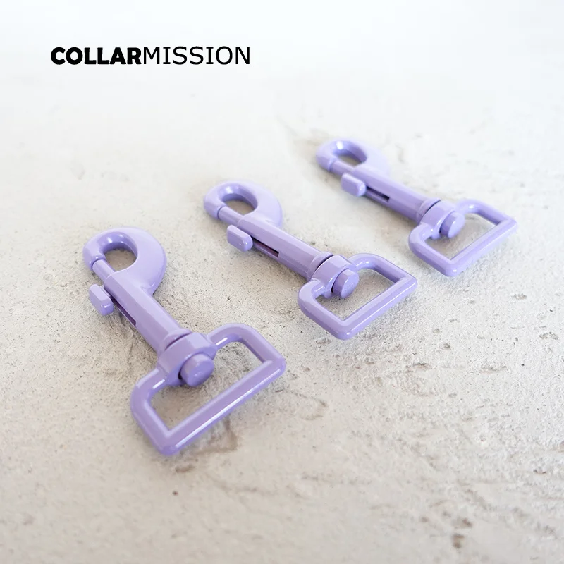 Металлический Карабин фиолетового цвета для выпечки зажим собаки прочный и