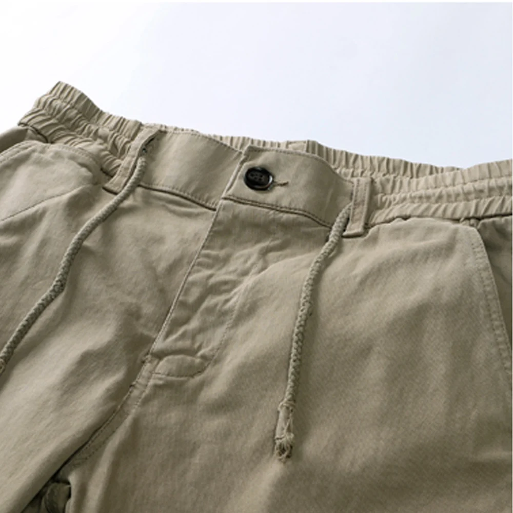 

Men Spring Autumn Pants Pure Cotton Work Trousers Mens Cargo Pants Fashion Clothing Military Trousers Multi-Pockets Army Pants