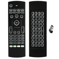 2 4g wireless remote control with keyboard 6 axis intelligent remote control backlight voice for set top box smart tv