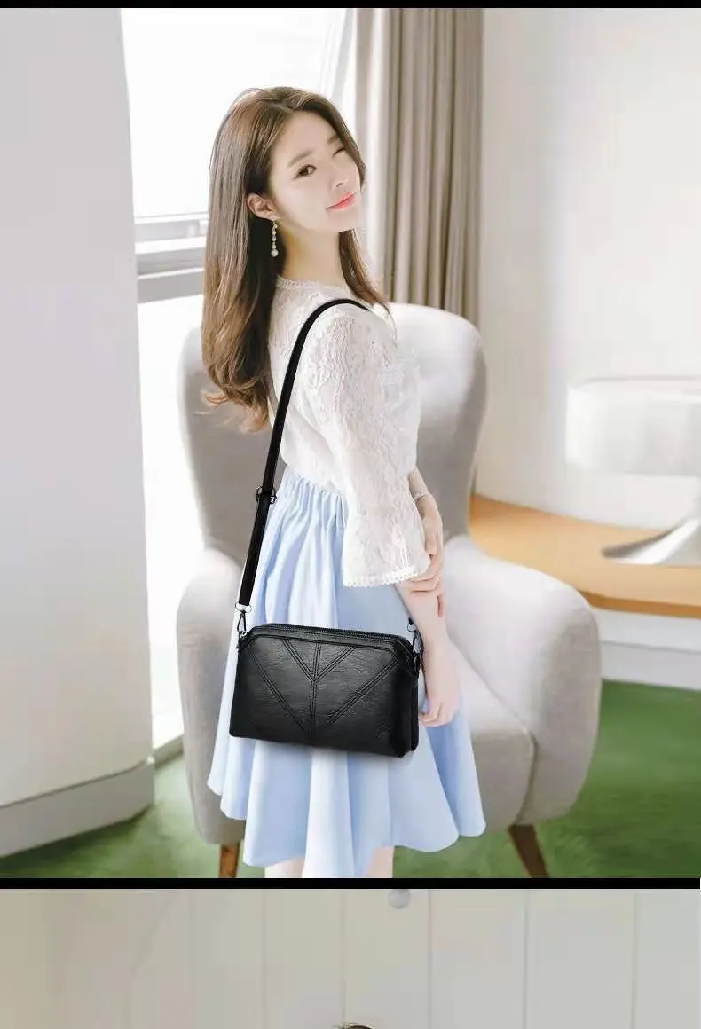 

Summer Fashion Women Bag Leather Handbags PU Shoulder Bag Small Flap Crossbody Bags for Women Messenger Bags
