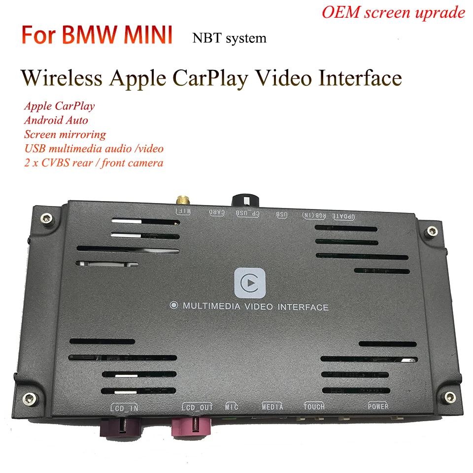 CarPlay и Android автоматический интеграционный интерфейс для NBT MINI Radio viial