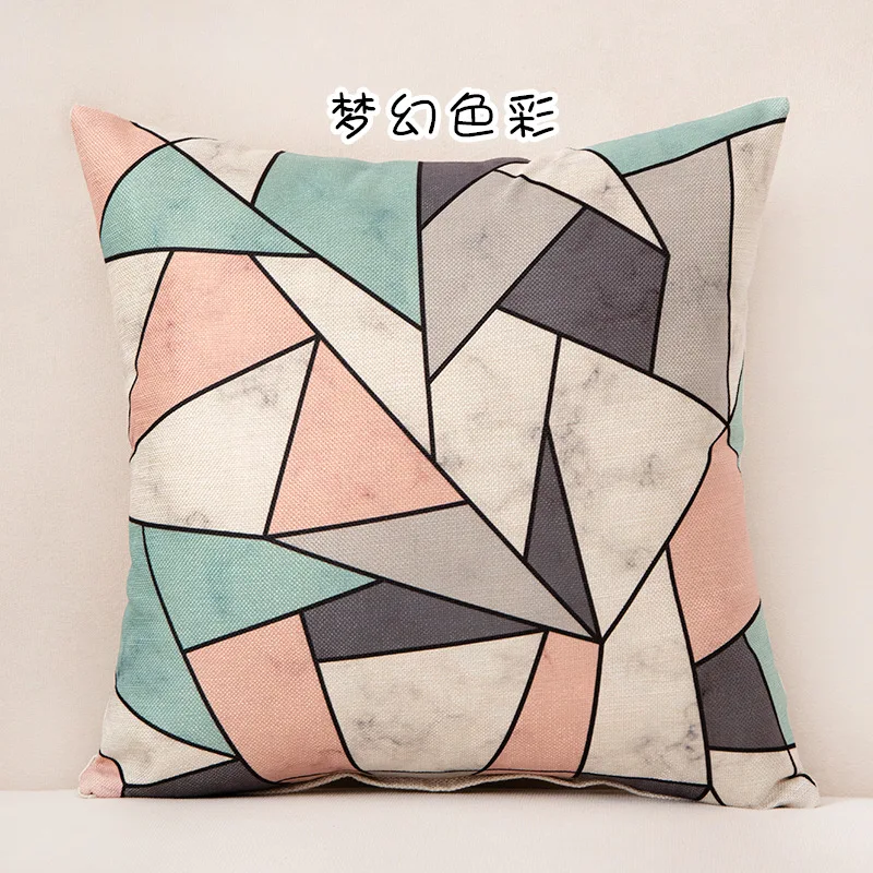 Постельное белье с геометрическим узором чехол для подушки 45x5 см декоративная