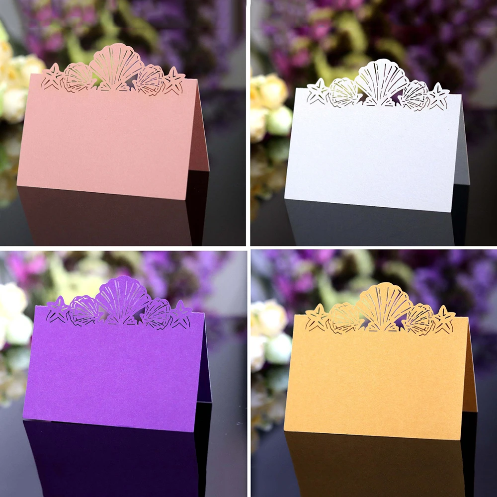 50 шт. лазерный стол в форме сердца карта с указанием имени для украшения свадьбы