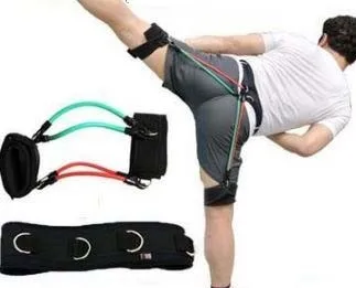 8 кинетических трубок ленты сопротивления тренировка кроссфита кикбоксинг