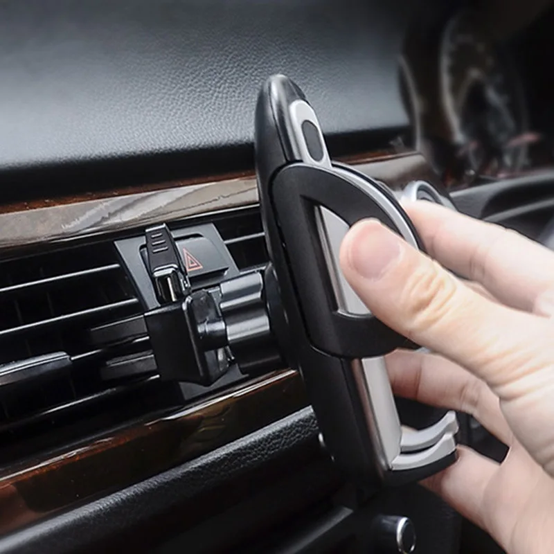 Держатель телефона автомобильное крепление устанавливаемое на вентиляционное