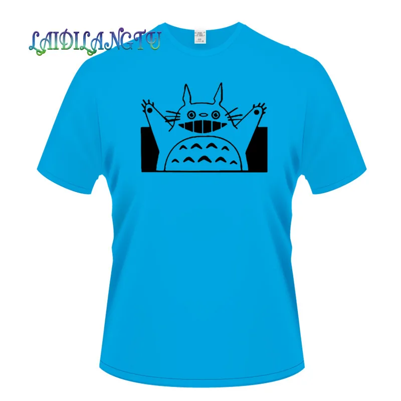 Новинка 2019 модная мужская футболка My Neighbor Totoro одежда с коротким рукавом