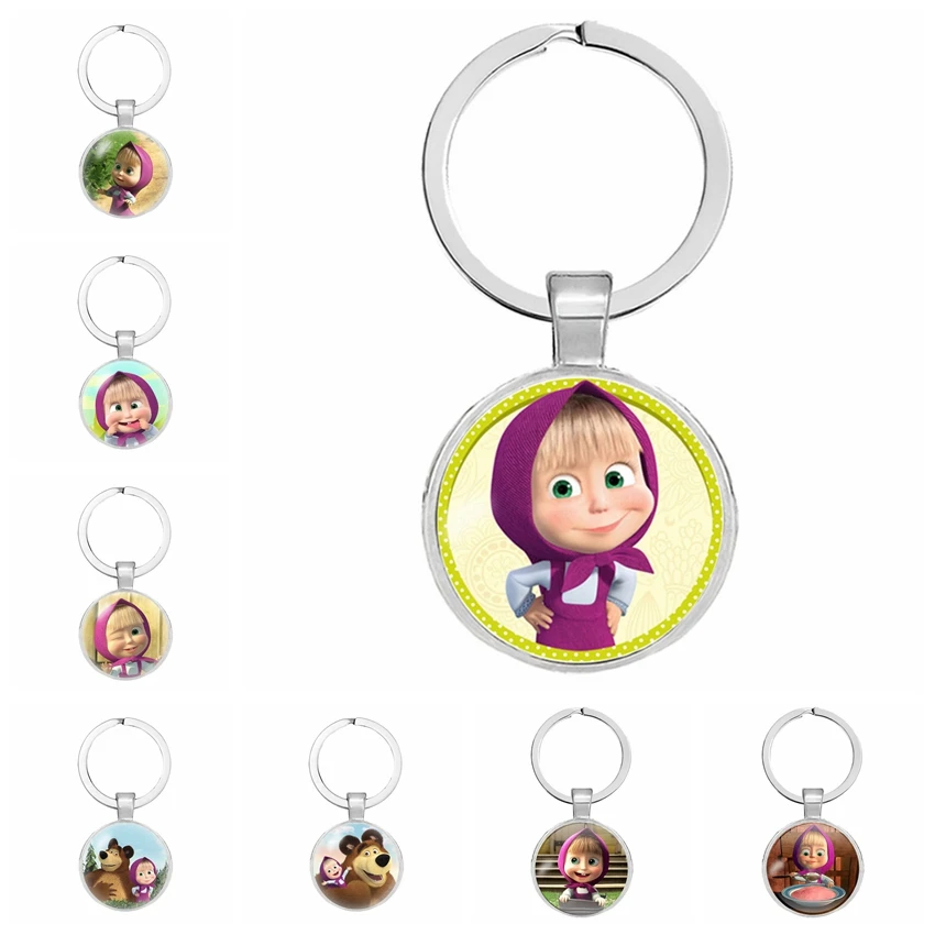 Россия Маша время драгоценный камень сплав стекло кулон брелки Модные подвесные