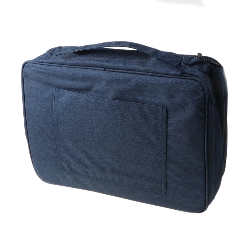 

Double Layer Document Ticket Bag Zipper Storage Large Capacity Certificates File