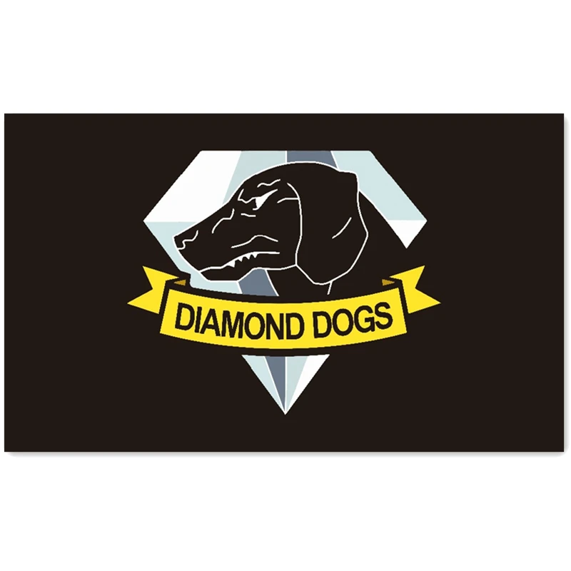 60x90cm/90x150cm/120x180cm diamond dogs flag | Flags