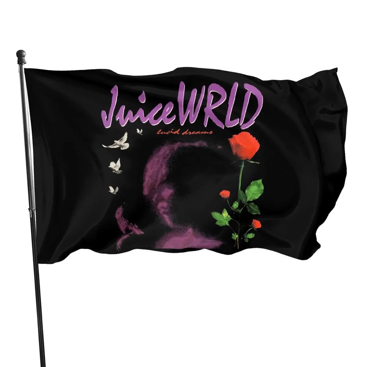 

Аутентичный Juicewrld Juice Wrld мир светящиеся мечты 999 клуб Средний новейший уникальный аниме гордость сюрприз флаг