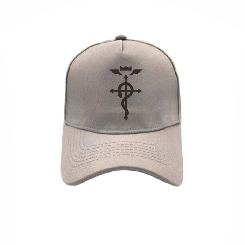 Fullmetal Alchemist Baseball Caps Men Cotton Anime Hat Women Unisex Peaked MZ-174 | Аксессуары для одежды