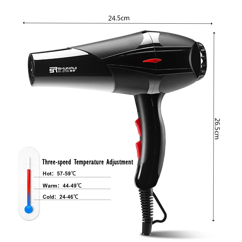 100-240 в профессиональный фен для волос с отрицательными ионами Уход за волосами