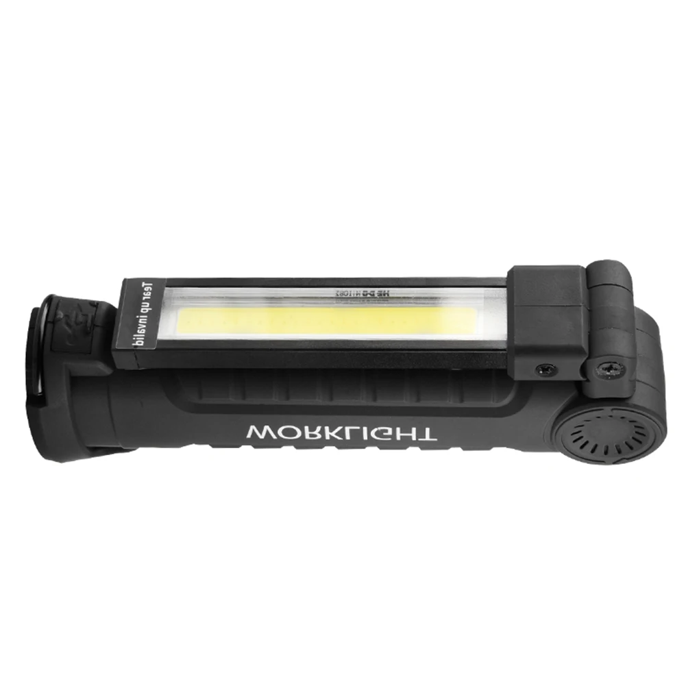 

COB LED Folding Portable Emergency Flashlight with Magnet Multi Function Folding Work Light Outdoor Work Light