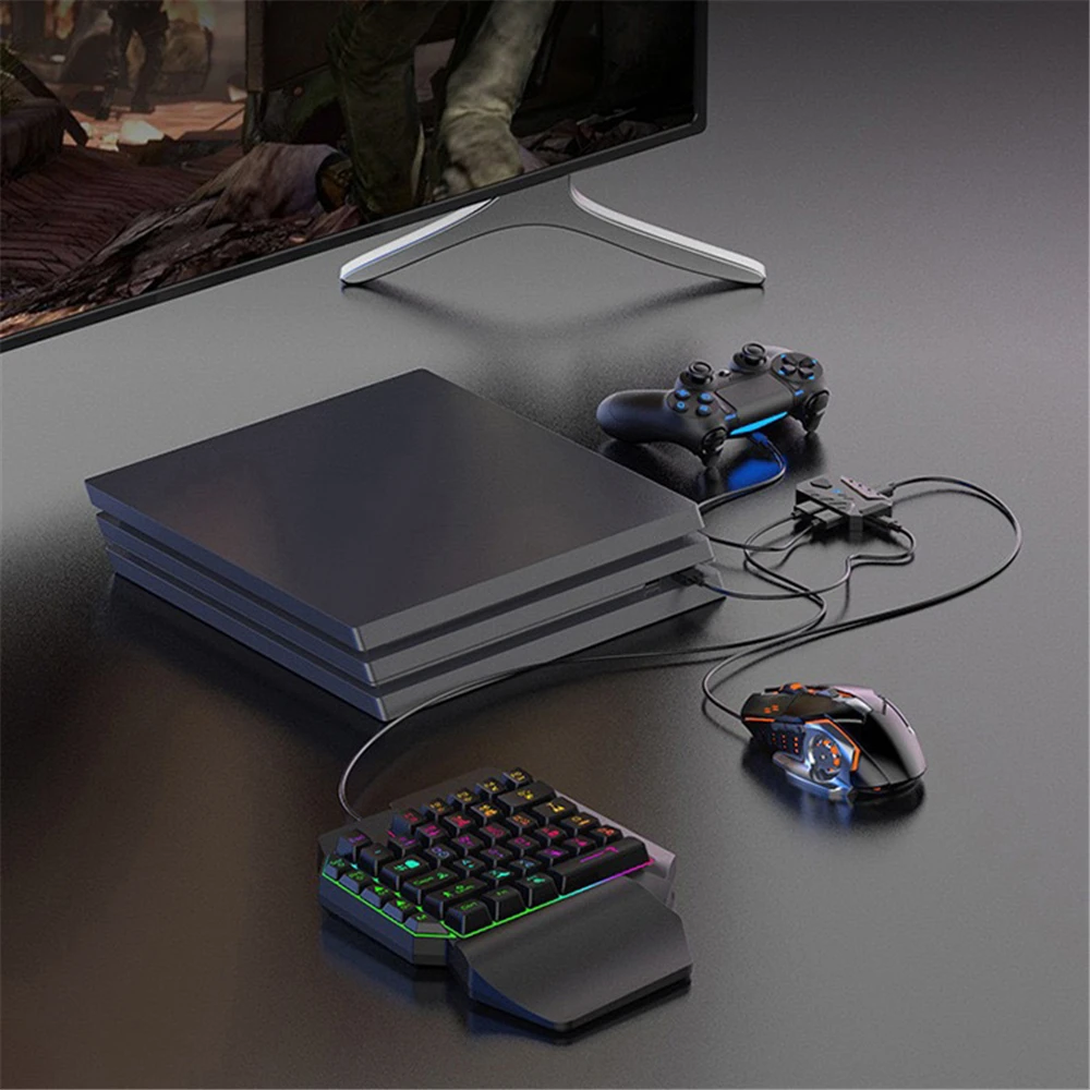 

Адаптер для клавиатуры мыши видео игр конвертер для Xbox PS4 PS5 переключатель