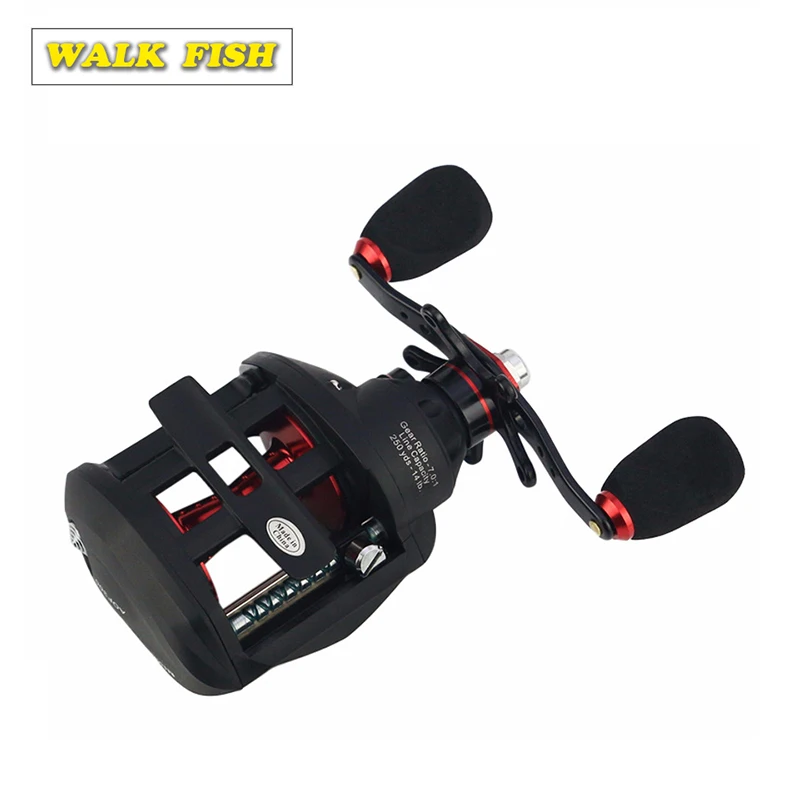 

WALK FISH High quality 12+1 BB 7.0:1 AOF Baitcasting strong Reel Spinning Fishing Reel Left or right