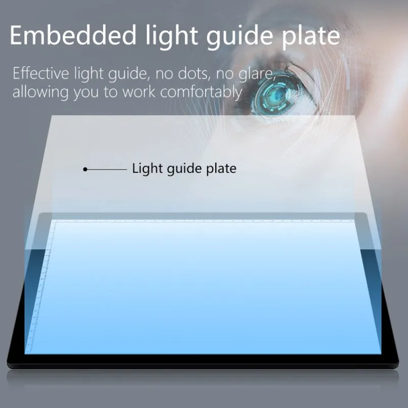 Портативный Магнитный A4 светильник световой короб Отслеживание Светильник