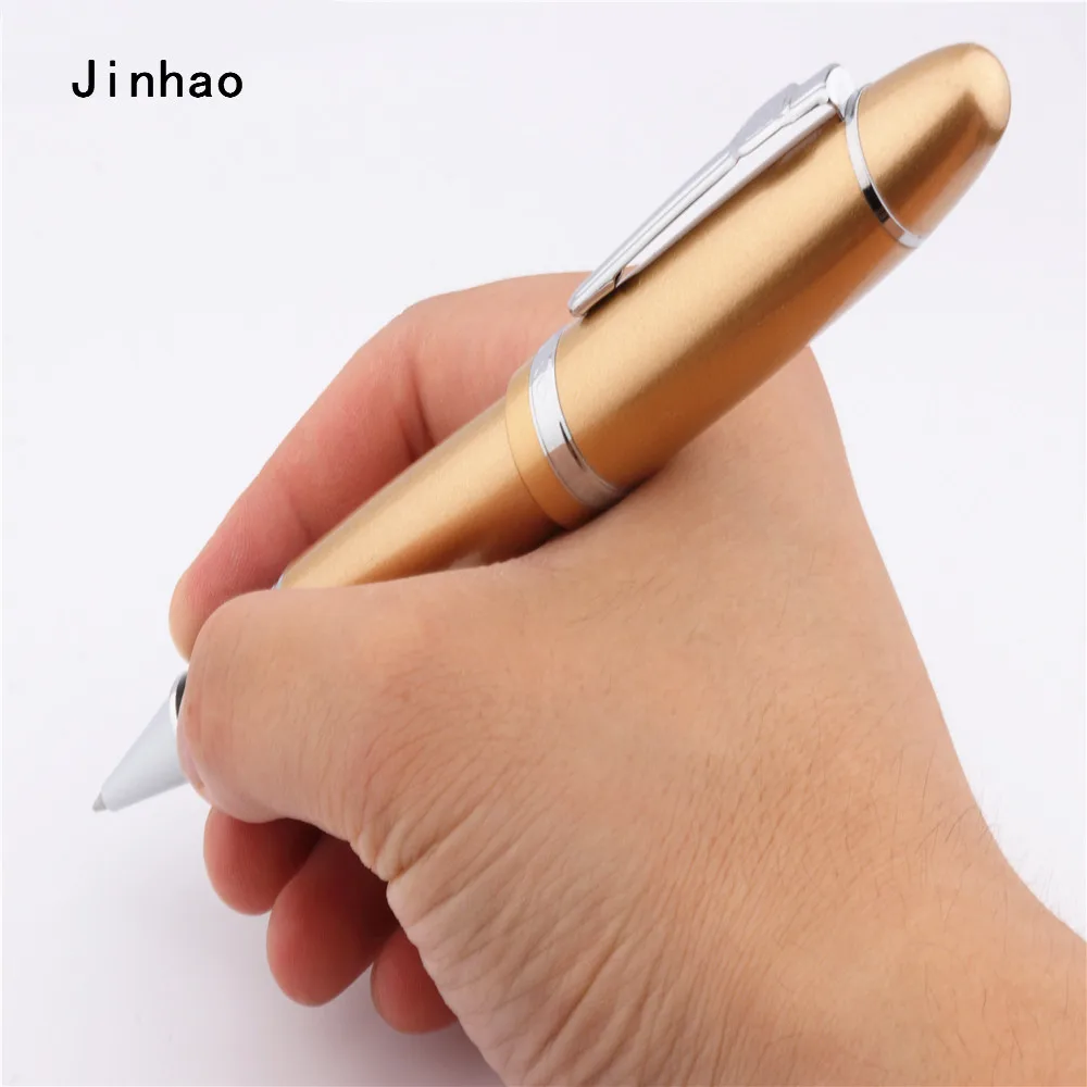 Jinhao 159 шариковая ручка цвета шампанского для бизнеса и офиса со средним перьевым