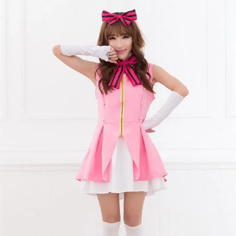 

Anime Love Live Cos Costume Polyester Skirt Full Set of Maid Costume Cos Costume Casual and Comfortable Animation Role Playing