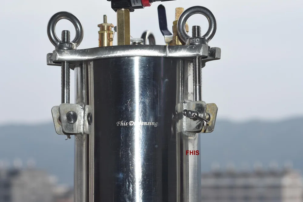 Нажимной ствол из нержавеющей стали для хранения клея 1 л 2 3 5 10 15 20 мешалка