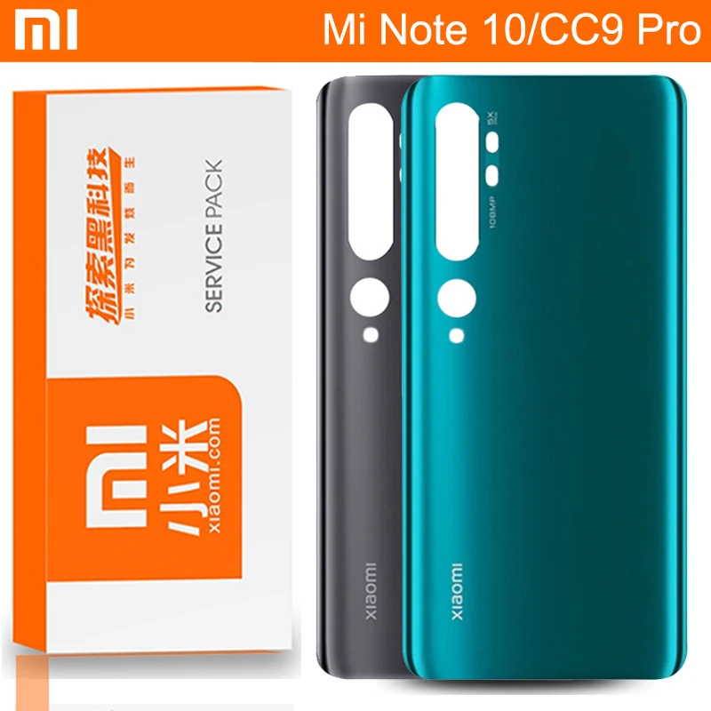 Оригинальный чехол для Xiaomi Mi Note 10 задняя крышка батарейного отсека CC9 Pro