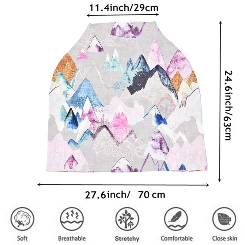 

Nursing Cover for Baby Breastfeeding,Car Seat Canopy for Baby, Multi-Purpose Breathable Nursing Cover for Stroller