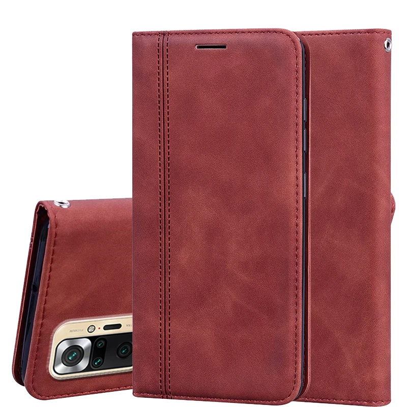 

Case For Xiaomi Redmi Note 10 Pro Leather Cover Flip Luxury PU Back Capa For Redmi Note 10 чехол Phone Wallet Protector Shell