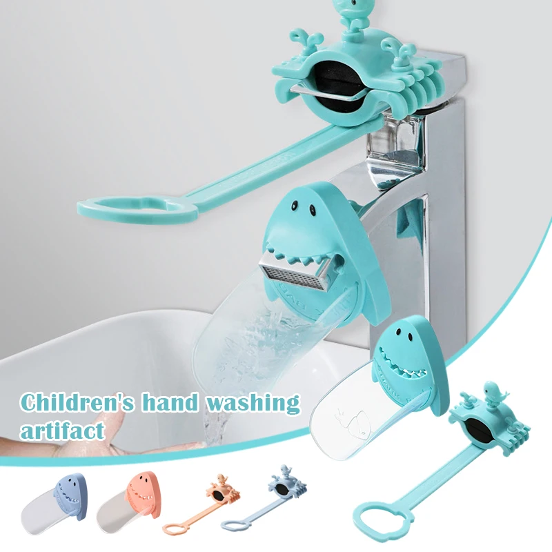 

Cartoon Faucet Extender Water Guide Chutes Splash Proof Water Nozzle Extender Sink Handle Extender 2020ing