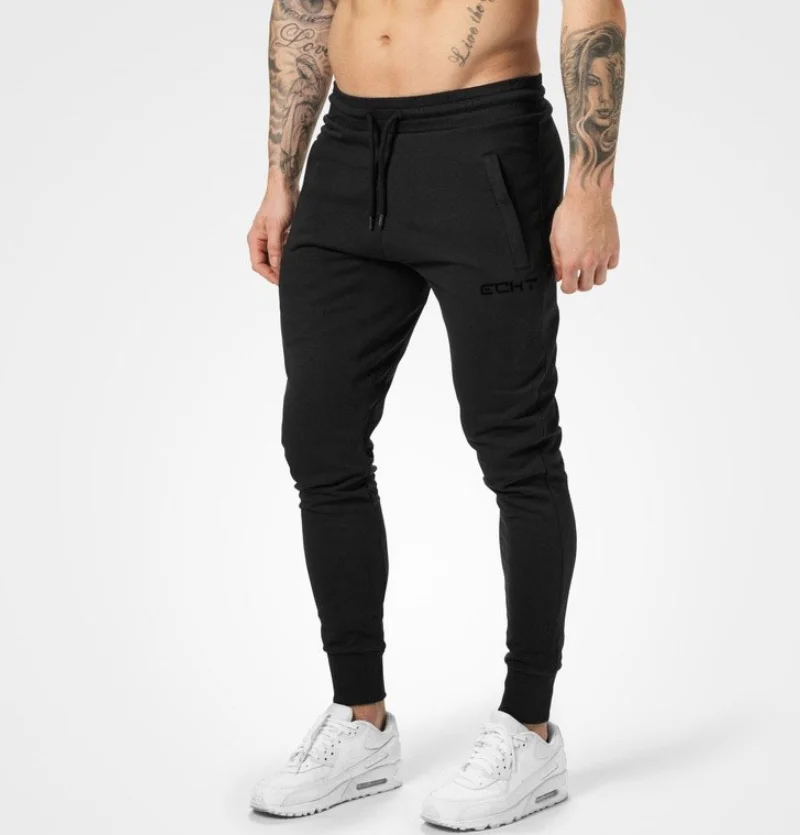 Новинка Мужские штаны для бодибоулинга спортивные брендовая одежда хлопковые