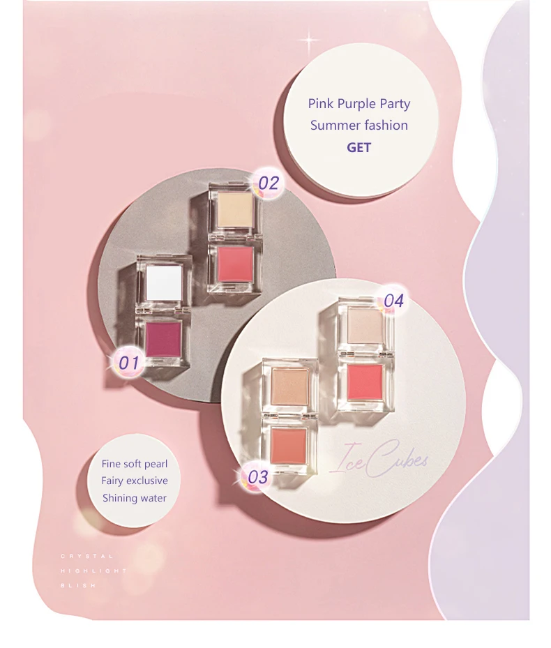 Румяна палитра уход за кожей лица макияж один для румян контура персик не карты