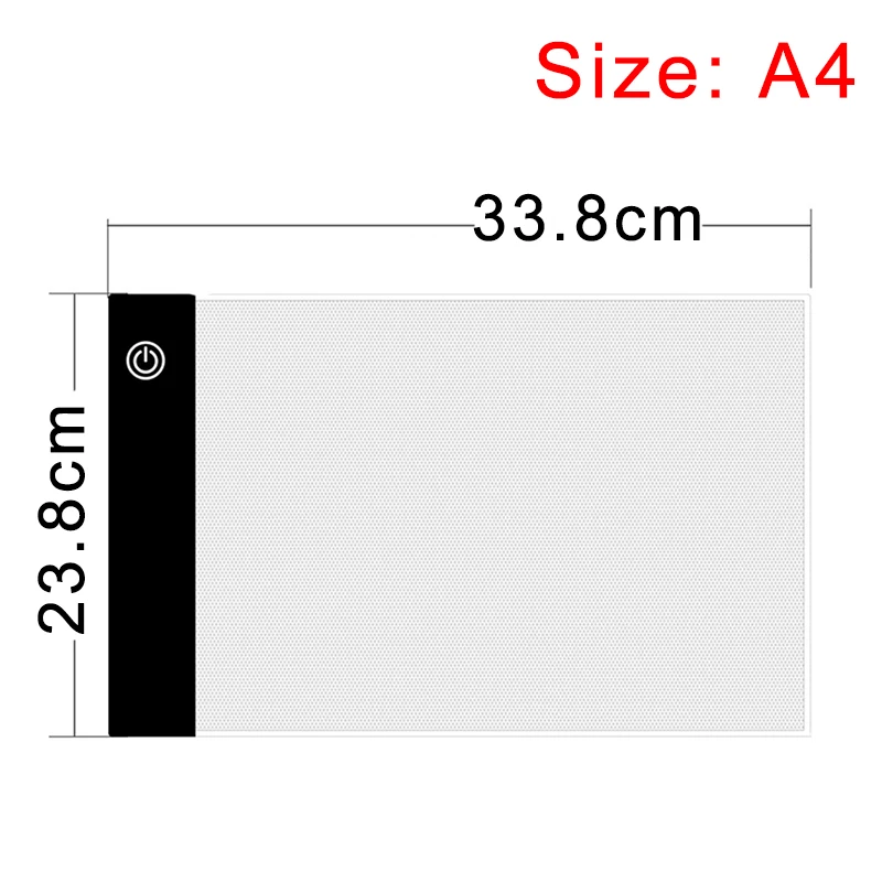 Алмазов картина сумка для хранения Светодиодная панель Наборы A4/A5-Size три уровня