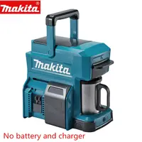 Кофеварка от Makita, для истинных фанатов этого бренда, позволяет готовить кофе хоть в чистом поле