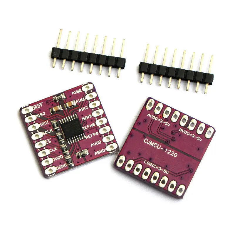 Cjmcu 1220 Ads1220 Adc I2C маломощный 24 битный A/D преобразователь|Адаптеры Type-C| |