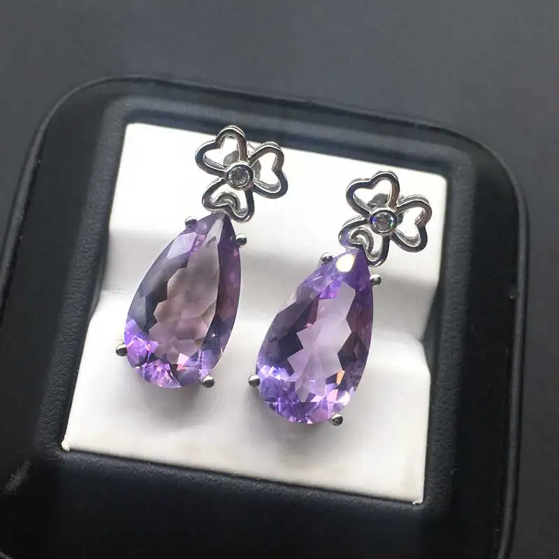 Женские серьги из серебра 925 пробы 10 х18 мм 13 карат | Украшения и аксессуары