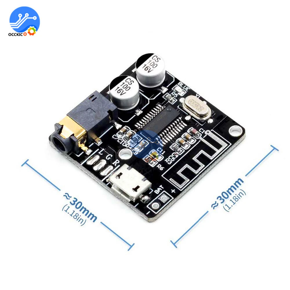 Плата усилителя для динамиков плата mp3-декодера с функцией Bluetooth 5 0 аудио ресивер