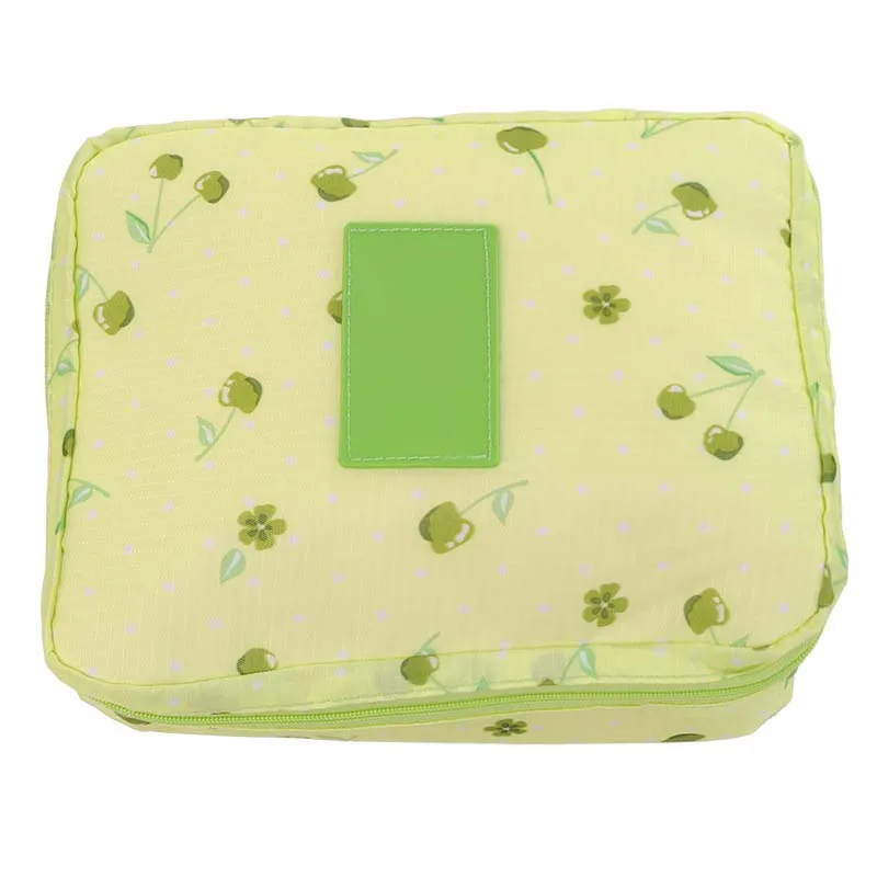 LITTHING Милая косметичка с вишней женская сумка для макияжа цветочным принтом