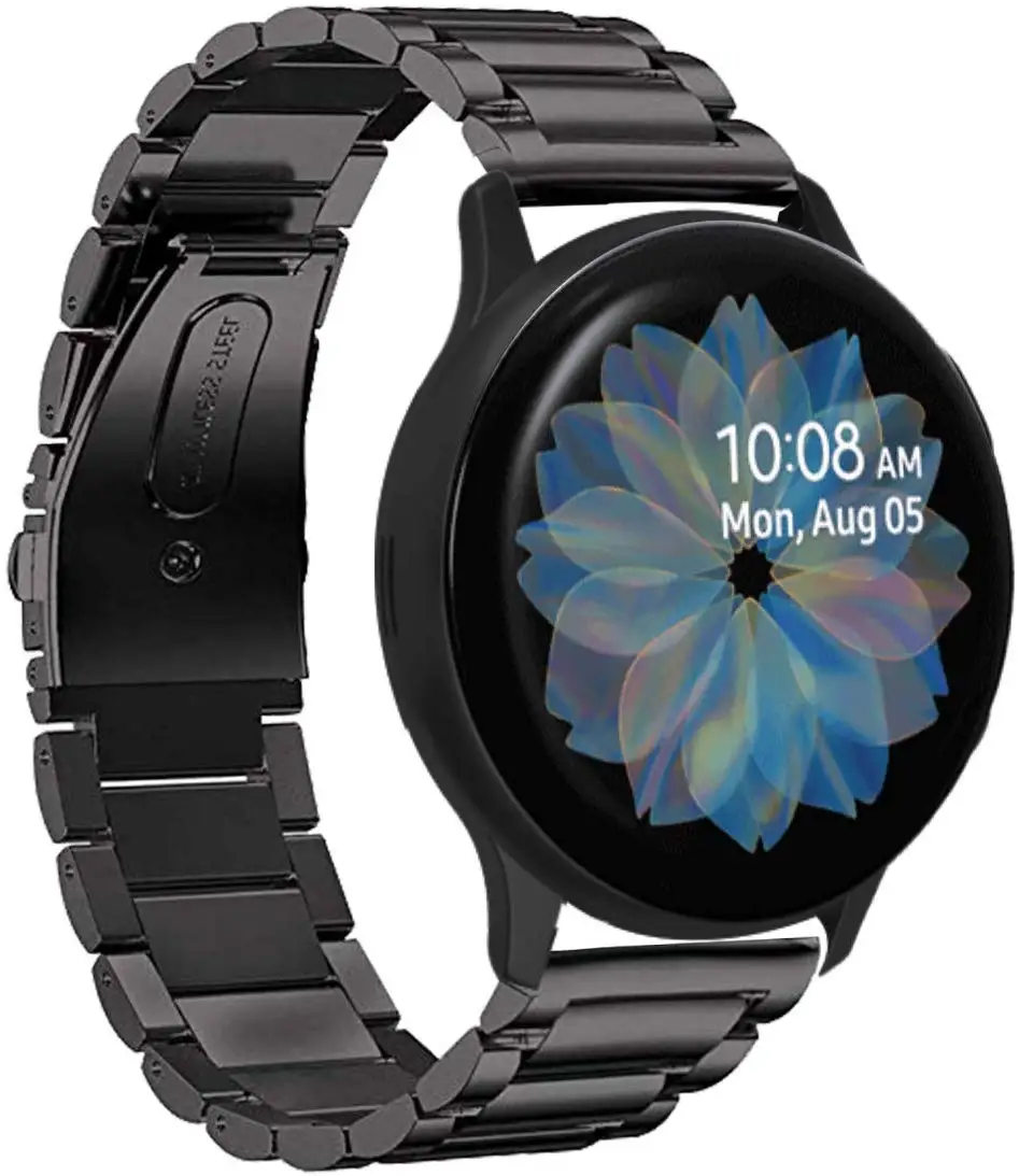 Ремешок из нержавеющей стали для samsung Galaxy Watch Active 2 40 мм Миланская петля спортивный браслет для Galaxy watch Active 40 мм
