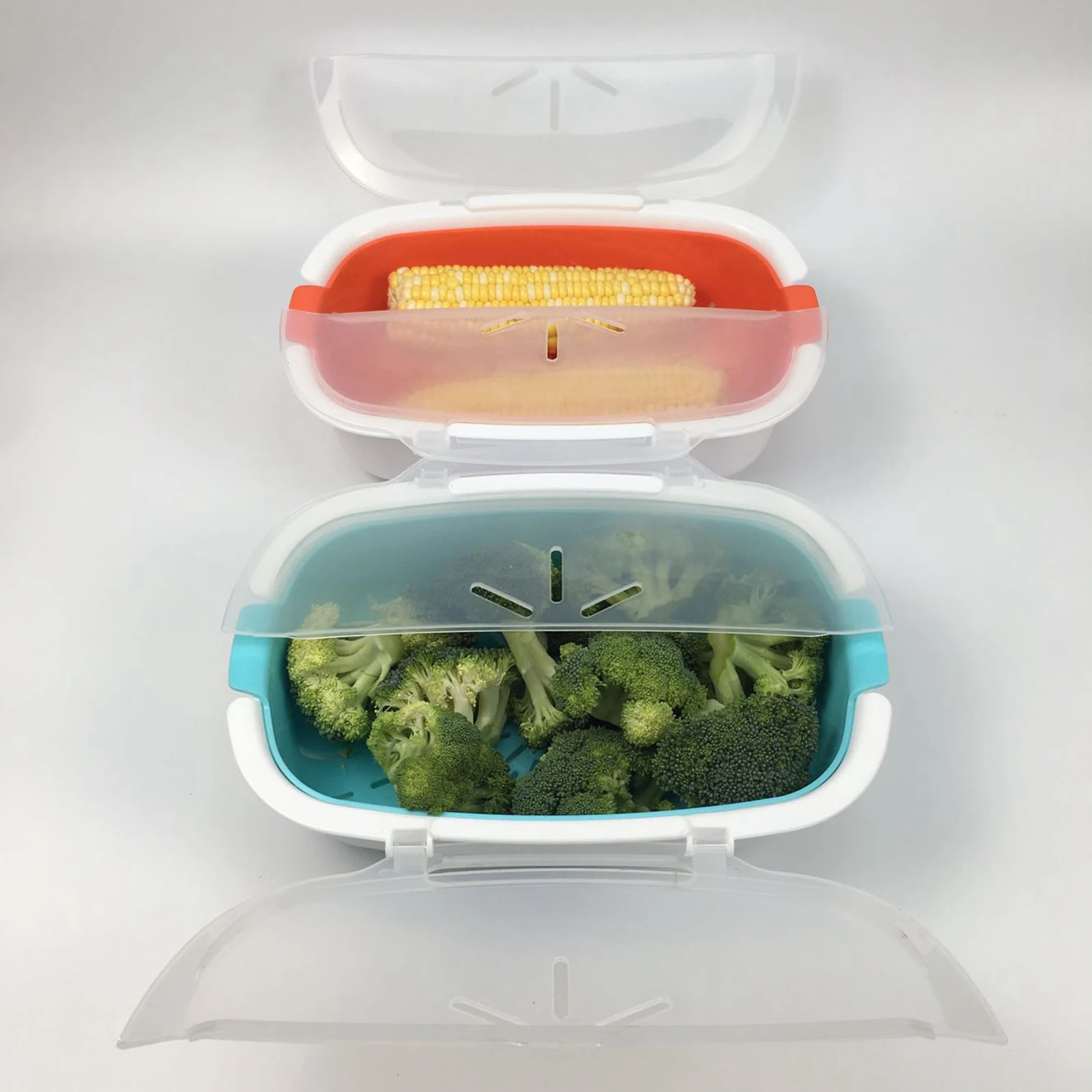 

Portable Microwave Steaming Rice Cooker Multifunctional Food Steamer PP Microwave Cooking Utensils Insulation Bento Lunch Box