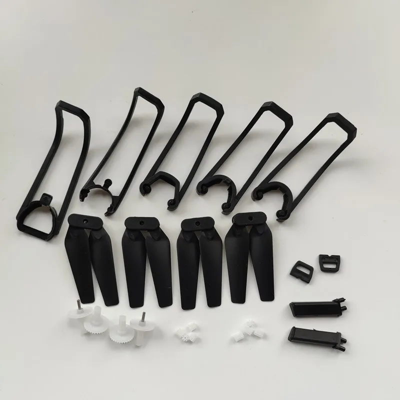 Запасные части для радиоуправляемого квадрокоптера, Лопасти пропеллера, шасси, защита пропеллера, набор защитных крышек для дрона E58 JY019