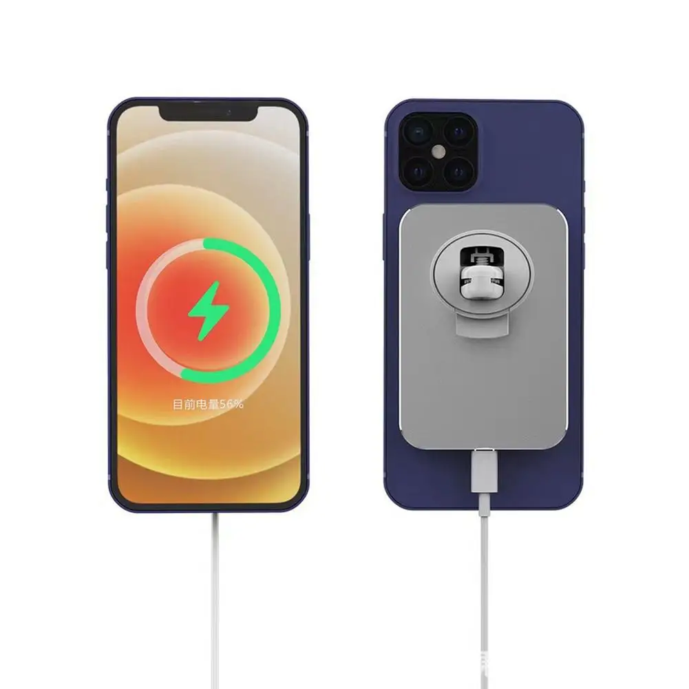 

15W Magnetic Car Wireless Charger For IPhone 12 Fast Charging Smart Charging 360 Degree Rotating Air Vent Clip Phone Holder