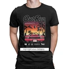 Out Run 80s ретро аркадная игра Для мужчин футболки Винтаж футболка с круглым вырезом Футболка натуральный хлопок топы