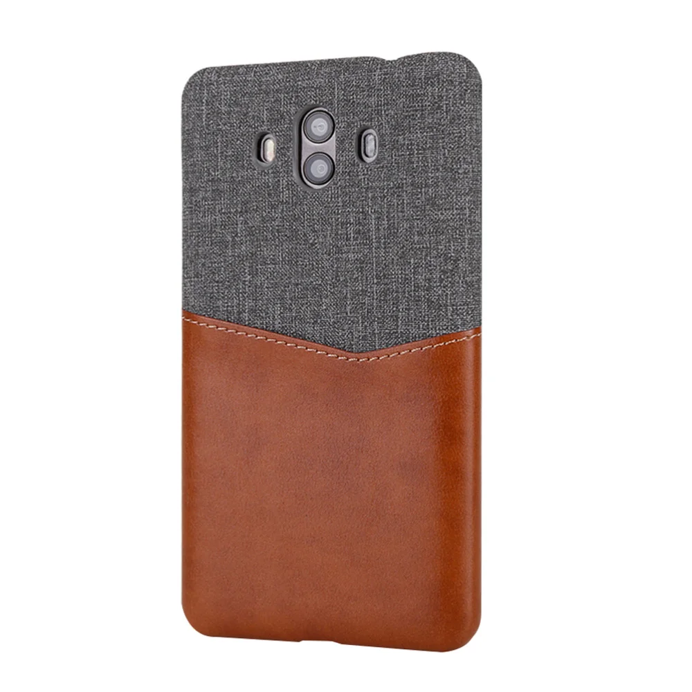 Чехол для телефона из искусственной кожи с отстрочкой под старину элегантный